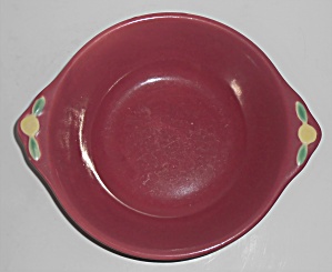 Coors Pottery Rosebud Red Vegetable Bowl Robert Schneid