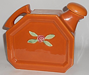Coors Pottery Rosebud Orange Water Server W/cap