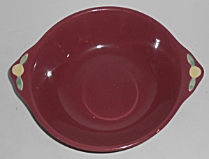 Coors Pottery Rosebud Red Vegetable Bowl #2
