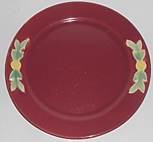 Coors Pottery Rosebud Red 9'' Plate #2