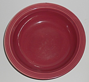 Coors Pottery Rock-mount Red Vegetable Bowl