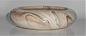 Weller Art Pottery Marbleized Low Bowl