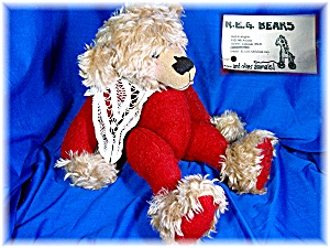 Handmade Mohair And Wool 16 Inch Teddy Bear #426