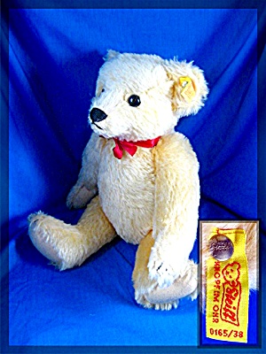 14 Inch Steiff Teddy Bear, Fully Jointed Golden