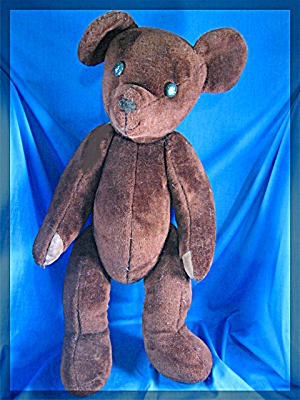 Vintage Large Brown Teddy Bear - 23 Inches