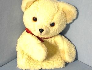 1986 Snuggle Bear Russ Berrie Glove Puppet
