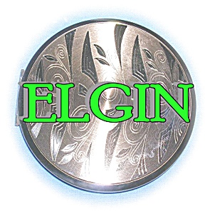 Compact Goldtone Elgin American Powder