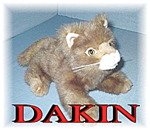 Dakin 'conor Kitty' Tan Striped Cat