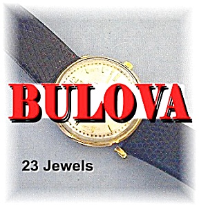 Bulova 10k Gf 23 Jewel Wristwatch
