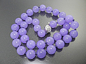 Necklace Lavender Jade Korea 18 Inches