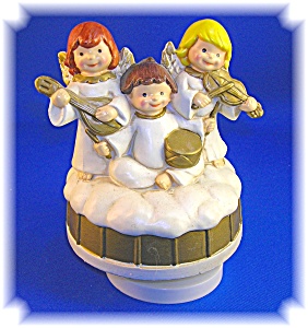 Angels Revolving Music Box By Colonial Candle.....