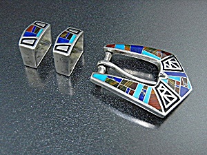 Studio Gl Coral Turquoise Lapis Sterling Silver Ranger