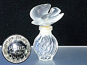 Lalique Bird Perfume Bottle Lair De Temps