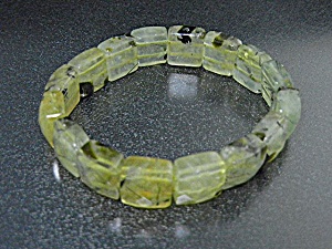 Phrehnite Green Australia Stretch Bracelet