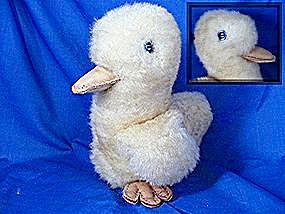 Sheep Skin Duck With Leather Bill And Feet