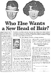 1924 Hair Restorer That Really Works Quack Ad