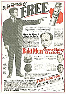 1929 Hair Restorer That Really Works Quack Ad