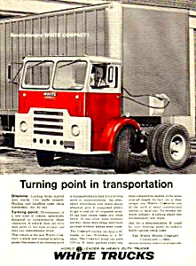 1961 White Trucks Magazine Color Ad