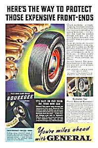 1939 General Tire Magazine Ad - Akron, Ohio