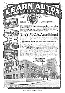 Cool 1918 Ymca Auto School/detroit Mag. Ad