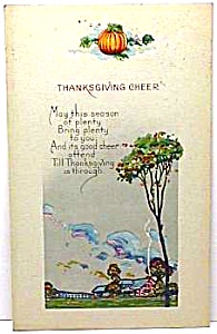 Nice Early Thanksgiving Holiday Postcard
