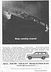 1964 Jeep Wagoneer Car Magazine Ad