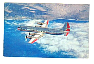 C.1960 American Airlines Electra Flagship Postcard