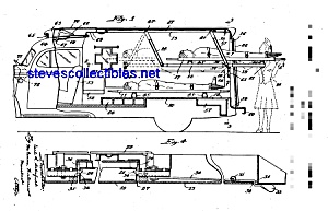 Patent Art: 1940s Ambulance Vehicle