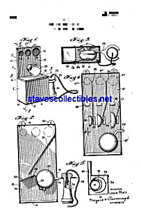 Patent Art: 1920s Marx Toy Telephone Coin Bank