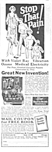 1927 Lindstrom Electric Vibrator Quack Ad