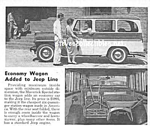 1960 Jeep Wagon Truck Magazine Article