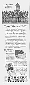 1927 Hohner Harmonica Music Room Ad