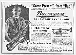 1922 Saxophone Music Room Ad L@@k