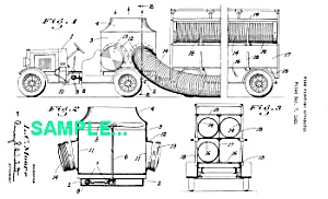 Patent Art: 1933 Firefighting Apparatus - Matted