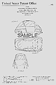 Patent Art: Cool 1954 Iso Isetta Microcar - Matted