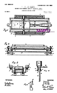 Patent Art: Early 1900s Kampfe Razor Strop -8x10-matted