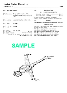 Patent: 80s Star Wars B-wing Starfighter Toy