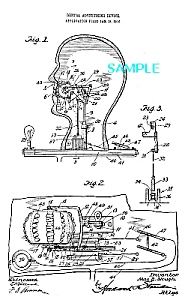 Patent Art: 1910s Dental Advertising Device - Matted