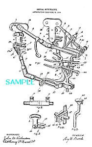 Patent Art: 1910s Dental Articulator - Matted Print