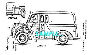Patent Art: 1940 Divco-twin Milk Truck - Matted