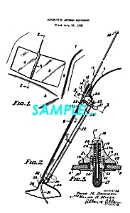 Patent Art: Pre-war Crosley Automobile Antenna - Matted