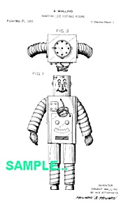 Patent Art: 1950s Westinghouse Robot - Matted