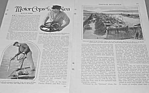 1927 Motor Cops Of The Sea Magazine Article
