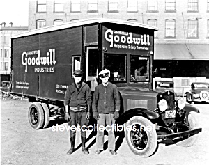 Early Springfield Goodwill Truck Photo - 8 X 10