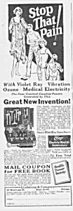 1928 Lindstrom Electric Vibrator Quack Ad