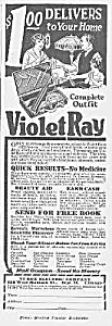 Health 1923 Violet-ray Machine Quack Ad