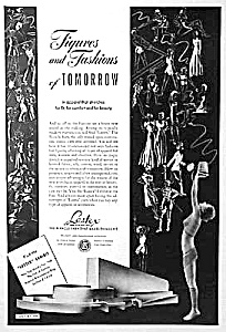 1939 Ny Worlds Fair Ad - Lastex - Nude
