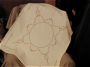Hand Embroidered Table Cloth