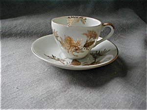 Miniature Sterling Cup And Saucer