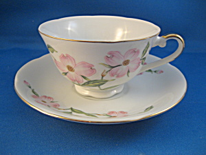 Lefton Hand Painted Cup And Saucer